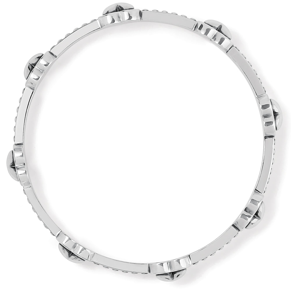 Brighton Pretty Tough Bold Petite Heart Bangle-Bracelets-Brighton-Market Street Nest, Fashionable Clothing, Shoes and Home Décor Located in Mabank, TX