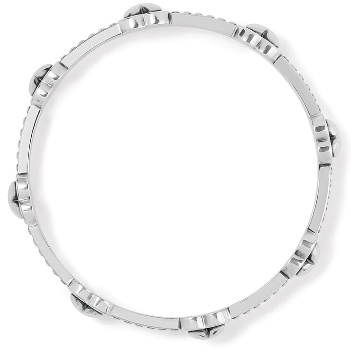 Brighton Pretty Tough Bold Petite Heart Bangle-Bracelets-Brighton-Market Street Nest, Fashionable Clothing, Shoes and Home Décor Located in Mabank, TX