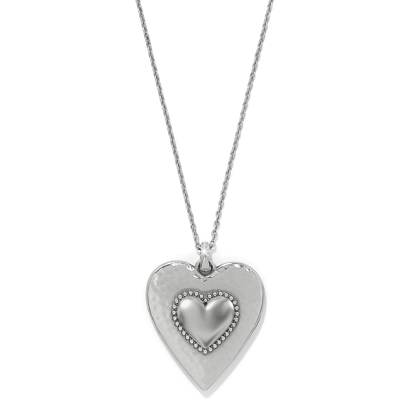 Brighton Pretty Tough Gem Heart Necklace-Necklaces-Brighton-Market Street Nest, Fashionable Clothing, Shoes and Home Décor Located in Mabank, TX