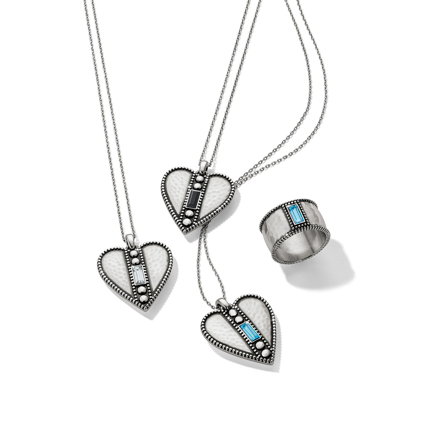 Brighton Pretty Tough Gem Heart Necklace-Necklaces-Brighton-Market Street Nest, Fashionable Clothing, Shoes and Home Décor Located in Mabank, TX