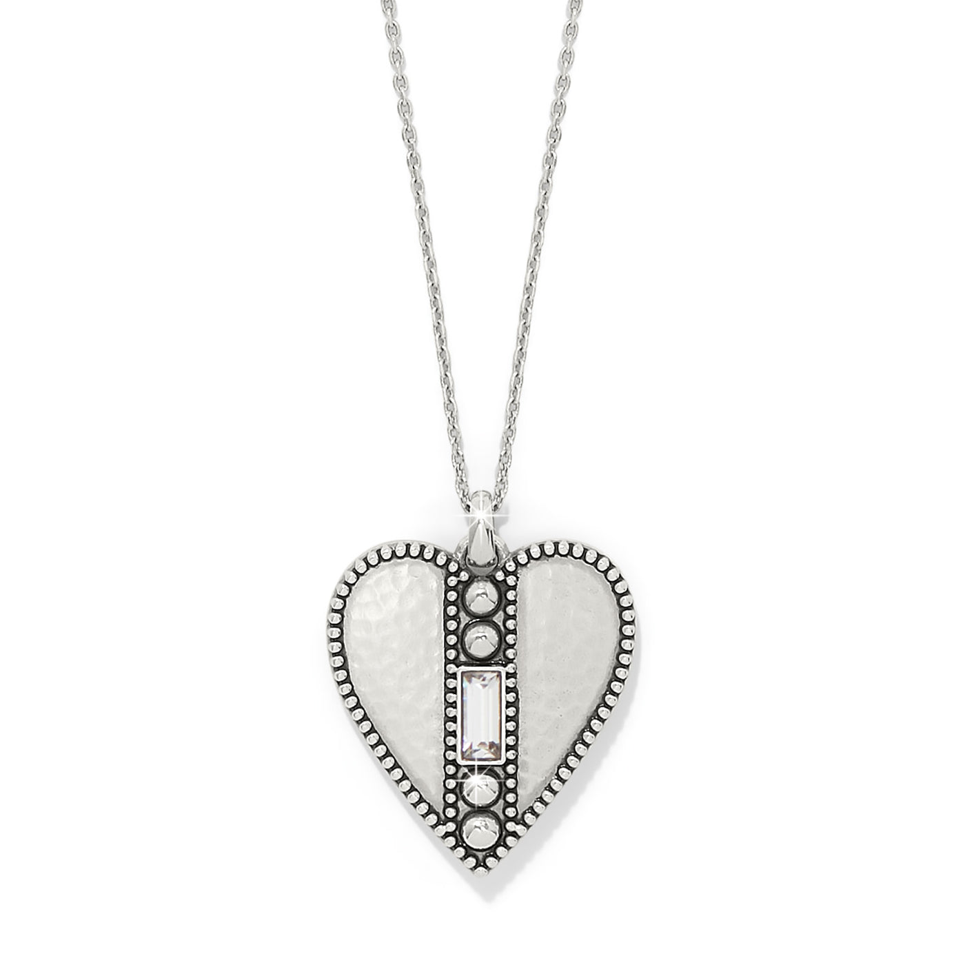 Brighton Pretty Tough Gem Heart Necklace-Necklaces-Brighton-Market Street Nest, Fashionable Clothing, Shoes and Home Décor Located in Mabank, TX