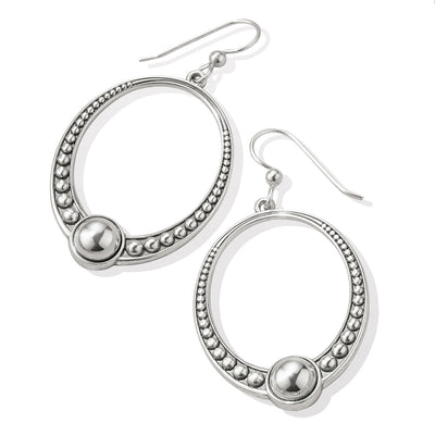 Pretty Tough Oval French Wire Earrings-Earrings-Brighton-Market Street Nest, Fashionable Clothing, Shoes and Home Décor Located in Mabank, TX