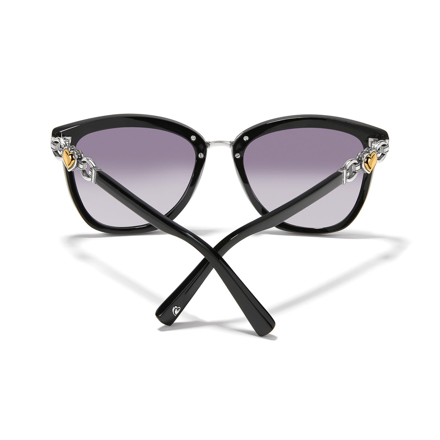 Brighton Pretty Tough Two Tone Heart Black Sunglasses-Accessories/MISC-Brighton-Market Street Nest, Fashionable Clothing, Shoes and Home Décor Located in Mabank, TX