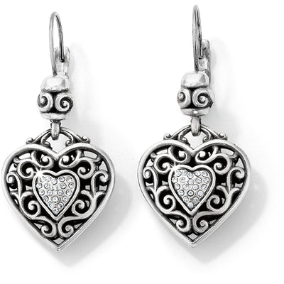 Brighton Reno Heart Leverback Earrings-Earrings-Brighton-Market Street Nest, Fashionable Clothing, Shoes and Home Décor Located in Mabank, TX