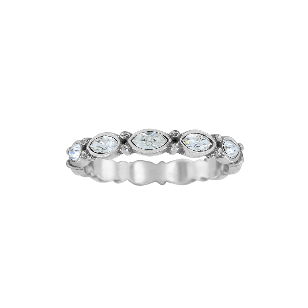 Brighton Scalloped Stack Ring-01-Jewelry-Brighton-Market Street Nest, Fashionable Clothing, Shoes and Home Décor Located in Mabank, TX