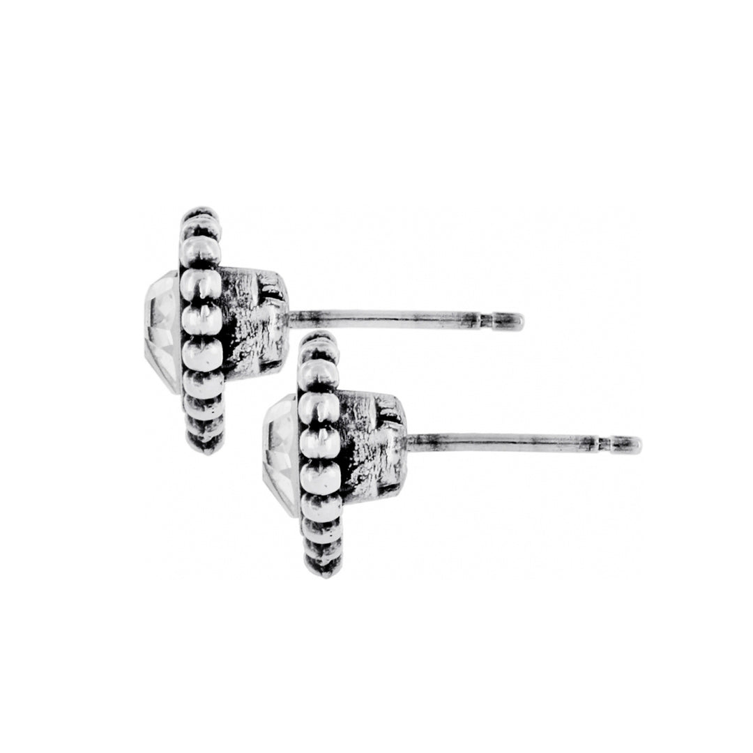 Shimmer Heart Mini Post Earrings-Earrings-Brighton-Market Street Nest, Fashionable Clothing, Shoes and Home Décor Located in Mabank, TX
