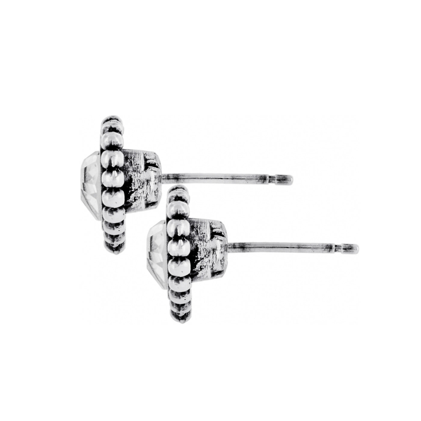 Shimmer Heart Mini Post Earrings-Earrings-Brighton-Market Street Nest, Fashionable Clothing, Shoes and Home Décor Located in Mabank, TX