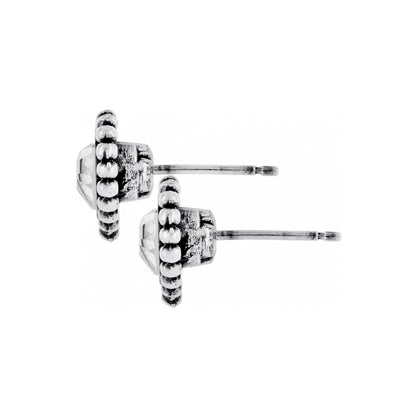 Shimmer Heart Mini Post Earrings-Earrings-Brighton-Market Street Nest, Fashionable Clothing, Shoes and Home Décor Located in Mabank, TX