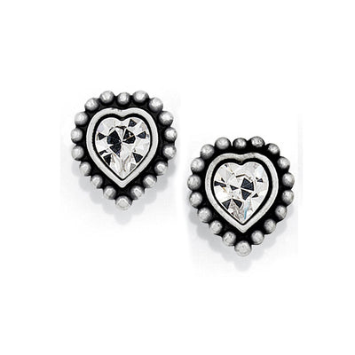 Shimmer Heart Mini Post Earrings-Earrings-Brighton-Market Street Nest, Fashionable Clothing, Shoes and Home Décor Located in Mabank, TX
