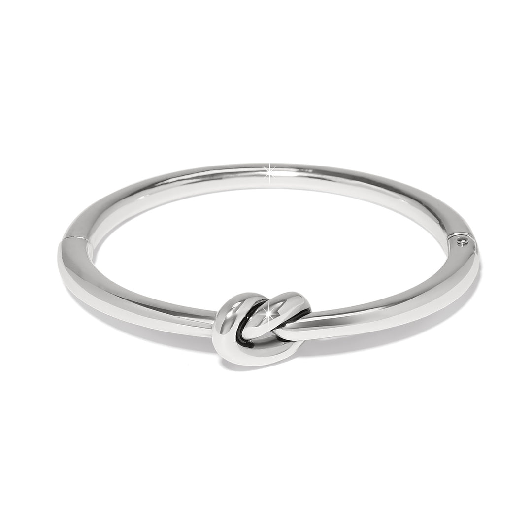 Brighton Interlok Single Knot Hinged Bangle-Bracelets-Brighton-Market Street Nest, Fashionable Clothing, Shoes and Home Décor Located in Mabank, TX