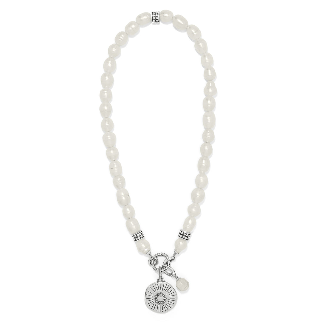Brighton Token Charm Pearl Necklace-neck-Brighton-Market Street Nest, Fashionable Clothing, Shoes and Home Décor Located in Mabank, TX