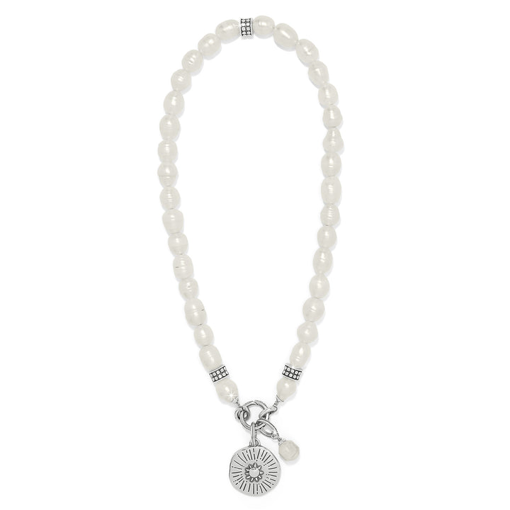 Brighton Token Charm Pearl Necklace-neck-Brighton-Market Street Nest, Fashionable Clothing, Shoes and Home Décor Located in Mabank, TX