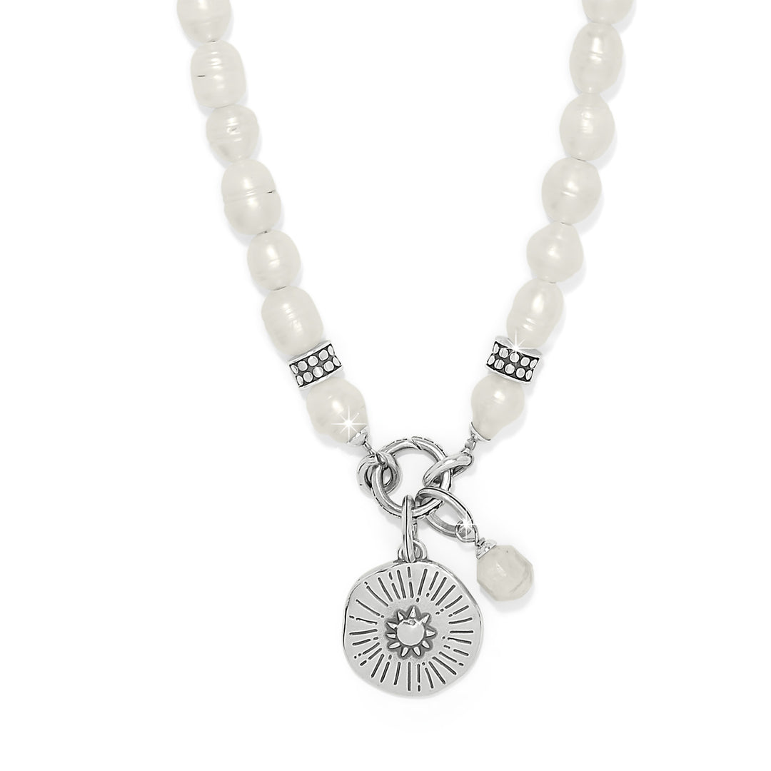 Brighton Token Charm Pearl Necklace-neck-Brighton-Market Street Nest, Fashionable Clothing, Shoes and Home Décor Located in Mabank, TX