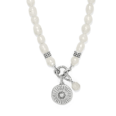 Brighton Token Charm Pearl Necklace-neck-Brighton-Market Street Nest, Fashionable Clothing, Shoes and Home Décor Located in Mabank, TX