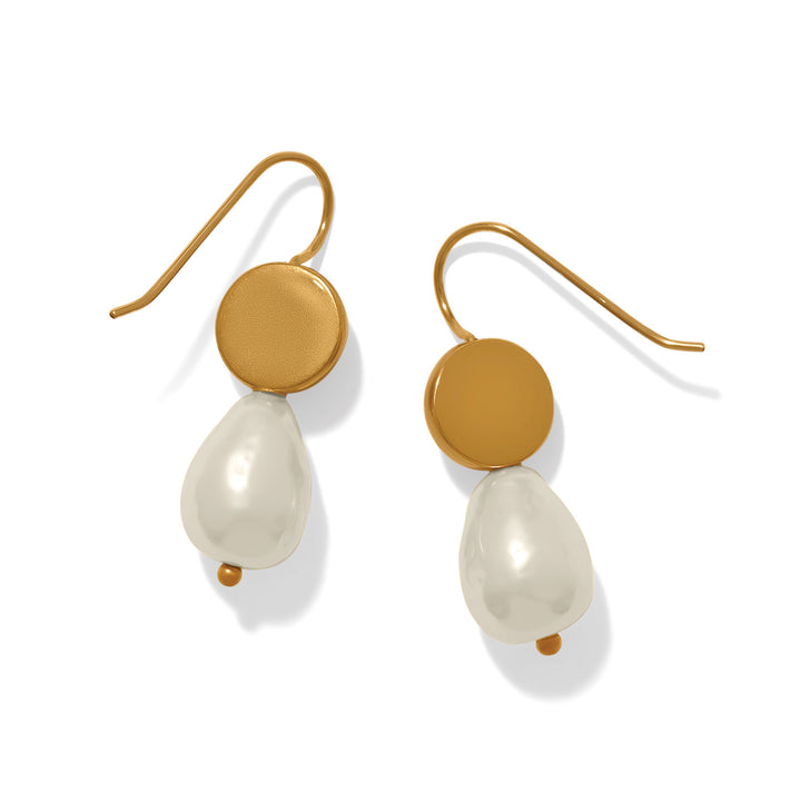 Brighton Trust Your Journey Petite Pearl French Wire Earrings-01-Jewelry-Brighton-Market Street Nest, Fashionable Clothing, Shoes and Home Décor Located in Mabank, TX