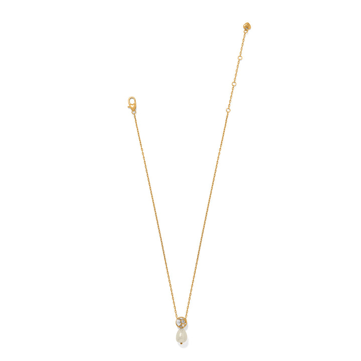 Brighton Trust Your Journey Petite Pearl Necklace-01-Jewelry-Brighton-Market Street Nest, Fashionable Clothing, Shoes and Home Décor Located in Mabank, TX