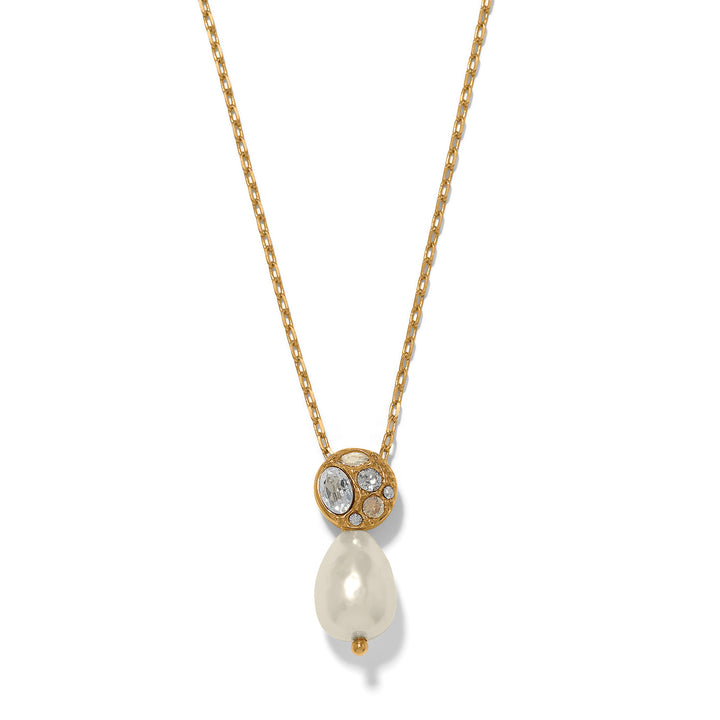 Brighton Trust Your Journey Petite Pearl Necklace-01-Jewelry-Brighton-Market Street Nest, Fashionable Clothing, Shoes and Home Décor Located in Mabank, TX