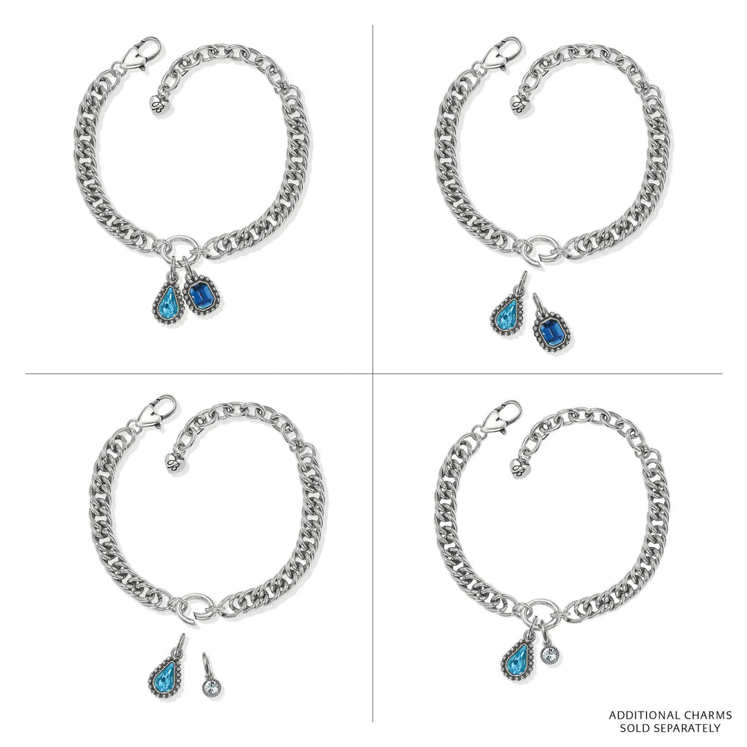 Brighton Twinkle Luxe Charm Link Bracelet-01-Jewelry-Brighton-Market Street Nest, Fashionable Clothing, Shoes and Home Décor Located in Mabank, TX