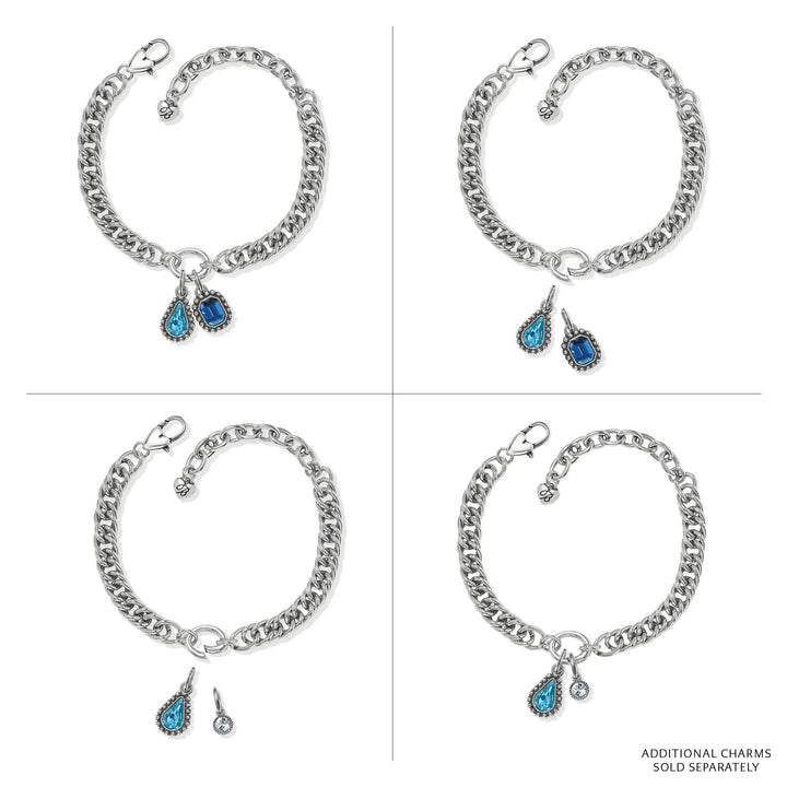 Brighton Twinkle Luxe Charm Link Bracelet-01-Jewelry-Brighton-Market Street Nest, Fashionable Clothing, Shoes and Home Décor Located in Mabank, TX