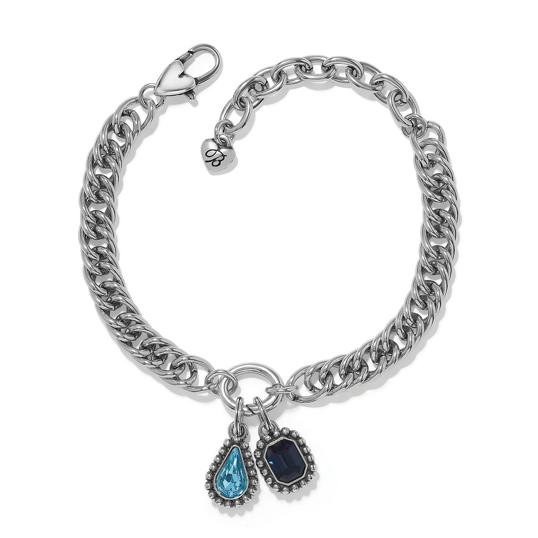 Brighton Twinkle Luxe Charm Link Bracelet-01-Jewelry-Brighton-Market Street Nest, Fashionable Clothing, Shoes and Home Décor Located in Mabank, TX
