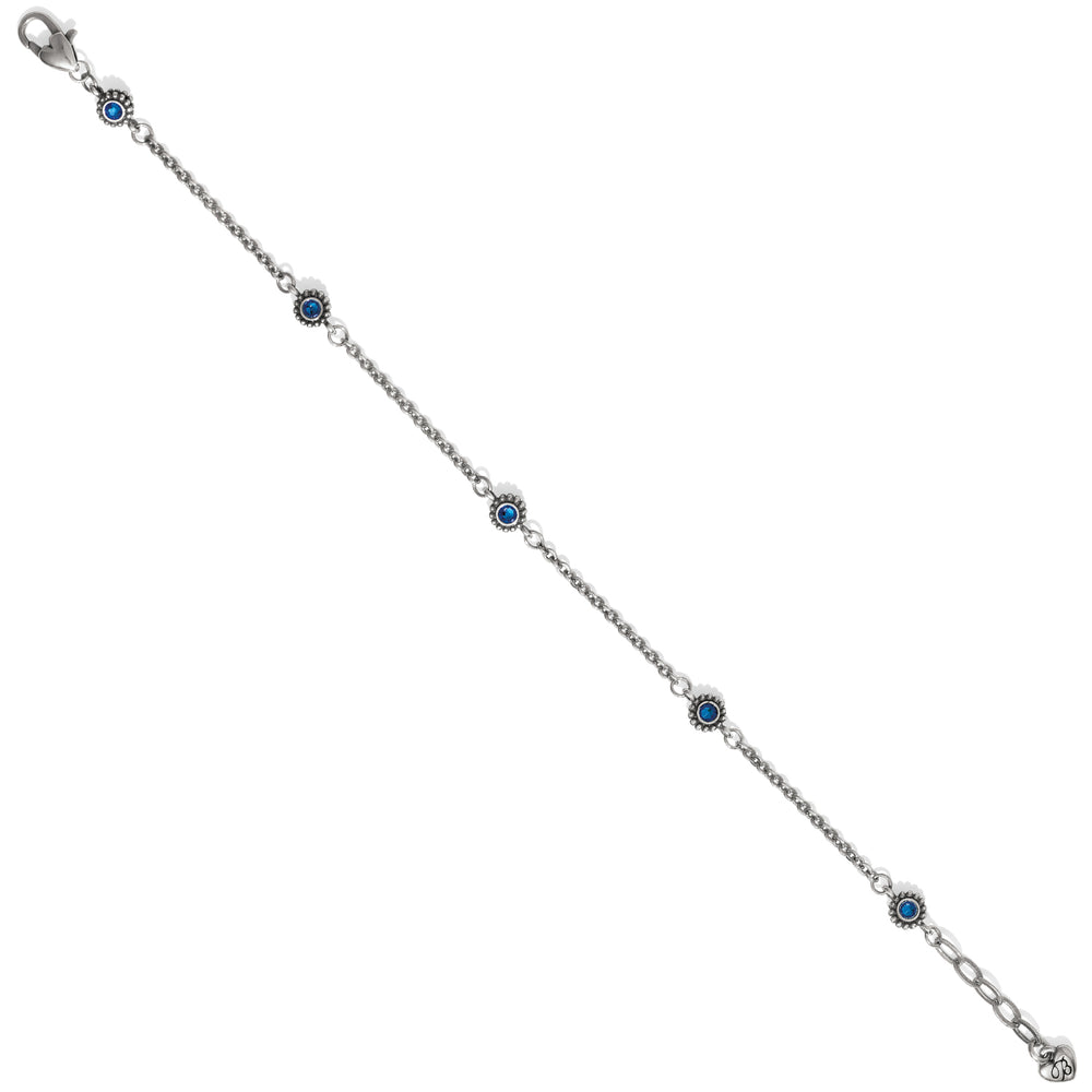 Brighton Twinkle Sapphire Anklet-Anklet-Brighton-Market Street Nest, Fashionable Clothing, Shoes and Home Décor Located in Mabank, TX