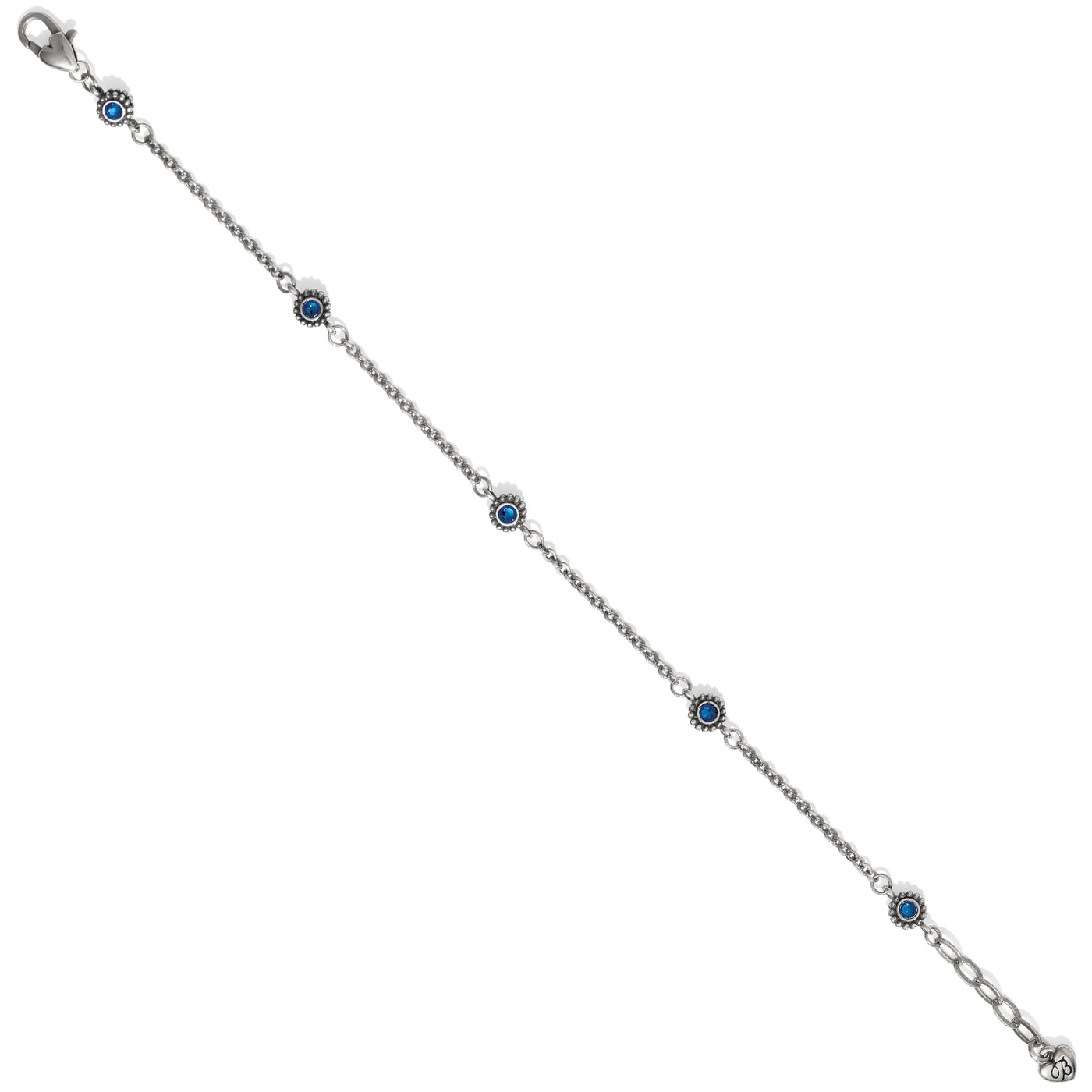 Brighton Twinkle Sapphire Anklet-Anklet-Brighton-Market Street Nest, Fashionable Clothing, Shoes and Home Décor Located in Mabank, TX