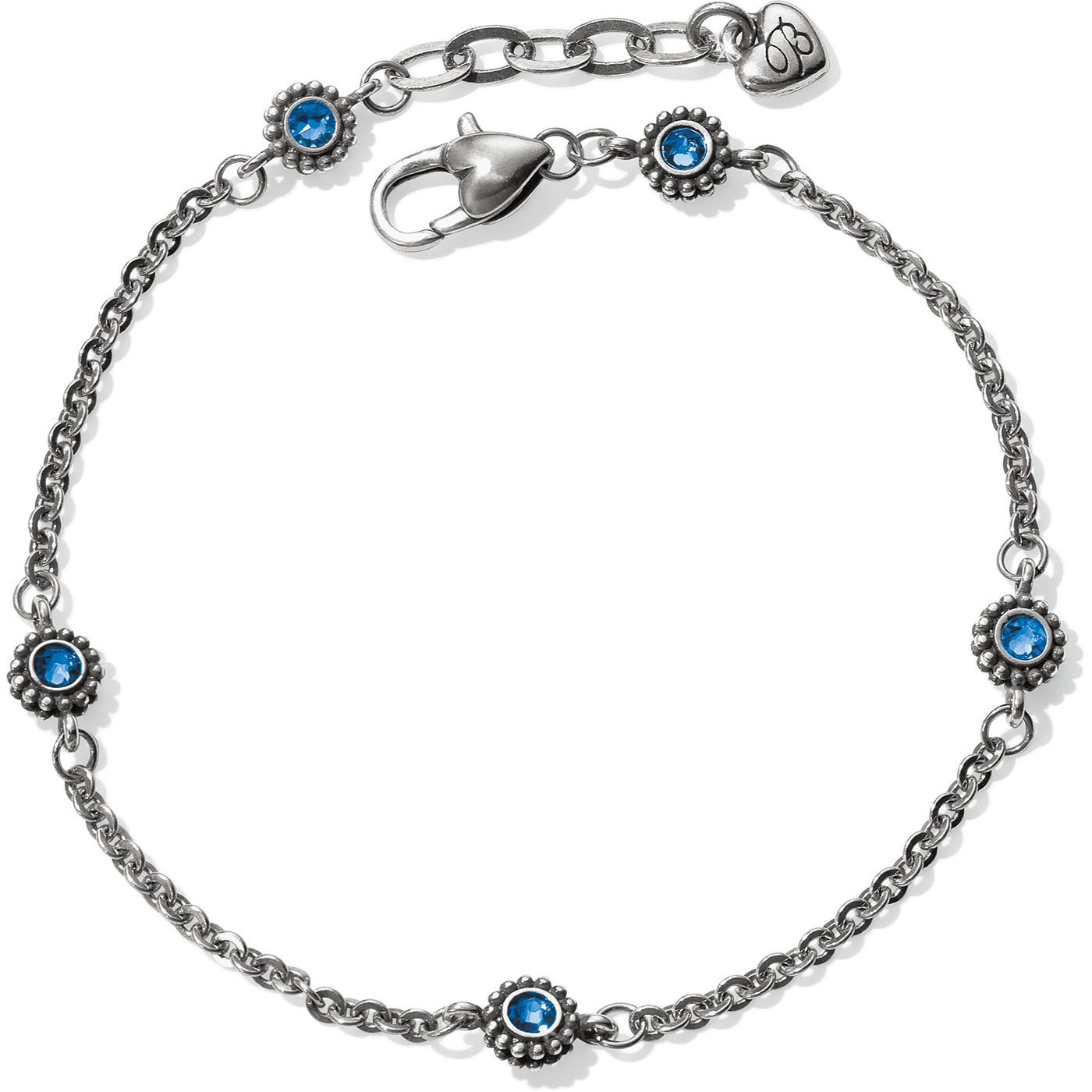 Brighton Twinkle Sapphire Anklet-Anklet-Brighton-Market Street Nest, Fashionable Clothing, Shoes and Home Décor Located in Mabank, TX