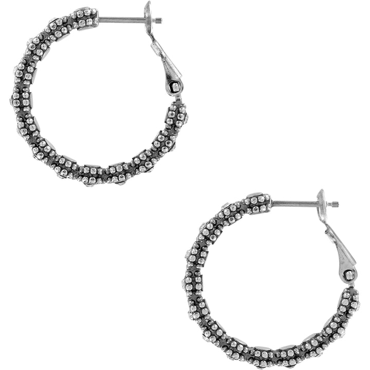 Brighton Twinkle Splendor Small Hoop Earrings-01-Jewelry-Brighton-Market Street Nest, Fashionable Clothing, Shoes and Home Décor Located in Mabank, TX