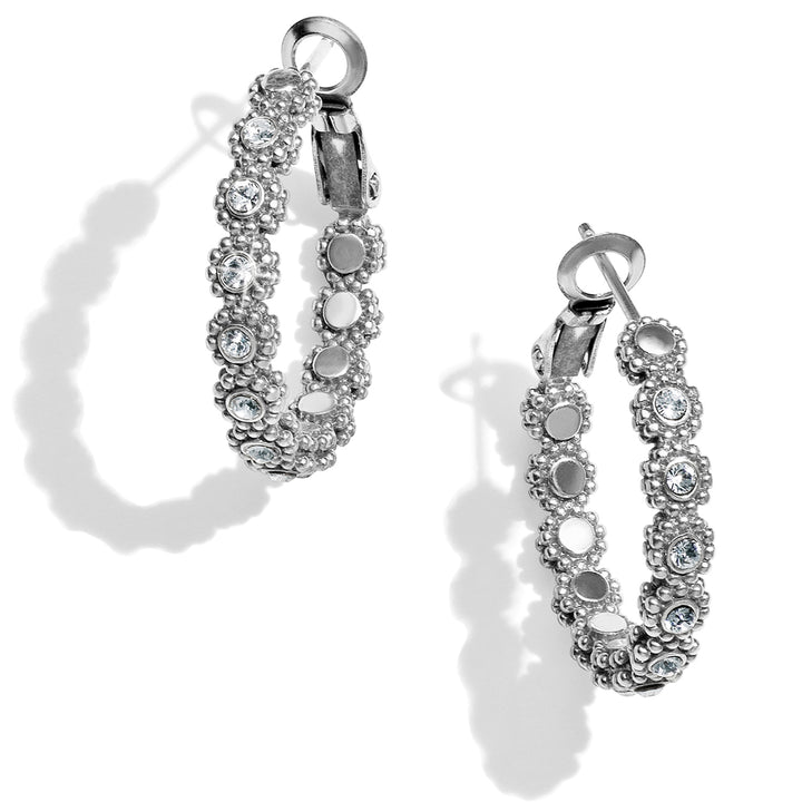 Brighton Twinkle Splendor Small Hoop Earrings-01-Jewelry-Brighton-Market Street Nest, Fashionable Clothing, Shoes and Home Décor Located in Mabank, TX