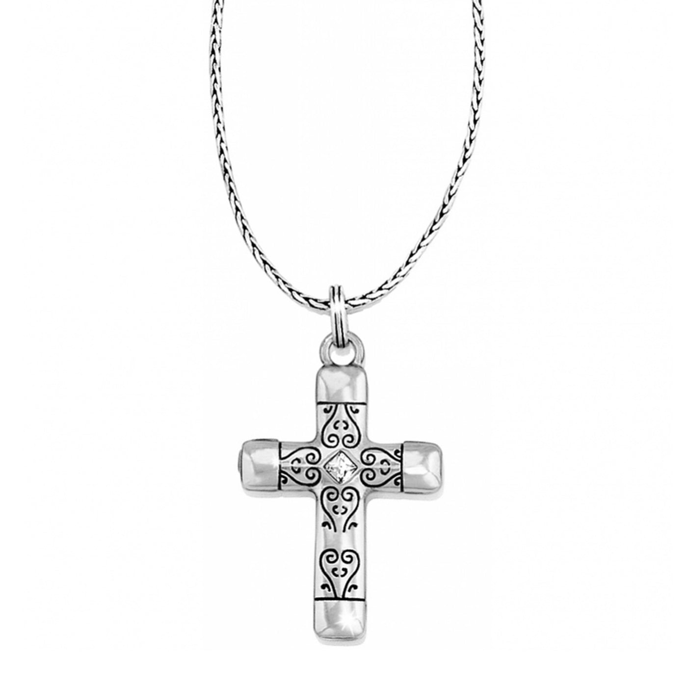 Brighton Venezia Cross Reversible Necklace-Necklaces-Brighton-Market Street Nest, Fashionable Clothing, Shoes and Home Décor Located in Mabank, TX