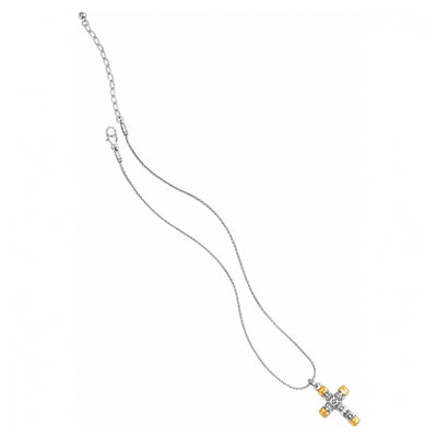 Brighton Venezia Cross Reversible Necklace-Necklaces-Brighton-Market Street Nest, Fashionable Clothing, Shoes and Home Décor Located in Mabank, TX