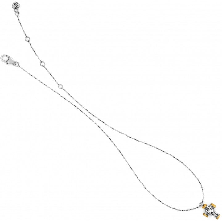 Venezia Petite Cross Necklace-Necklaces-Brighton-Market Street Nest, Fashionable Clothing, Shoes and Home Décor Located in Mabank, TX