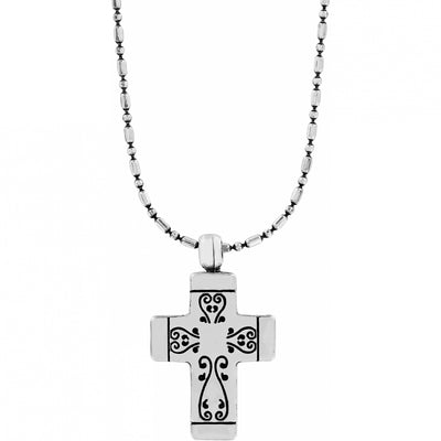 Venezia Petite Cross Necklace-Necklaces-Brighton-Market Street Nest, Fashionable Clothing, Shoes and Home Décor Located in Mabank, TX