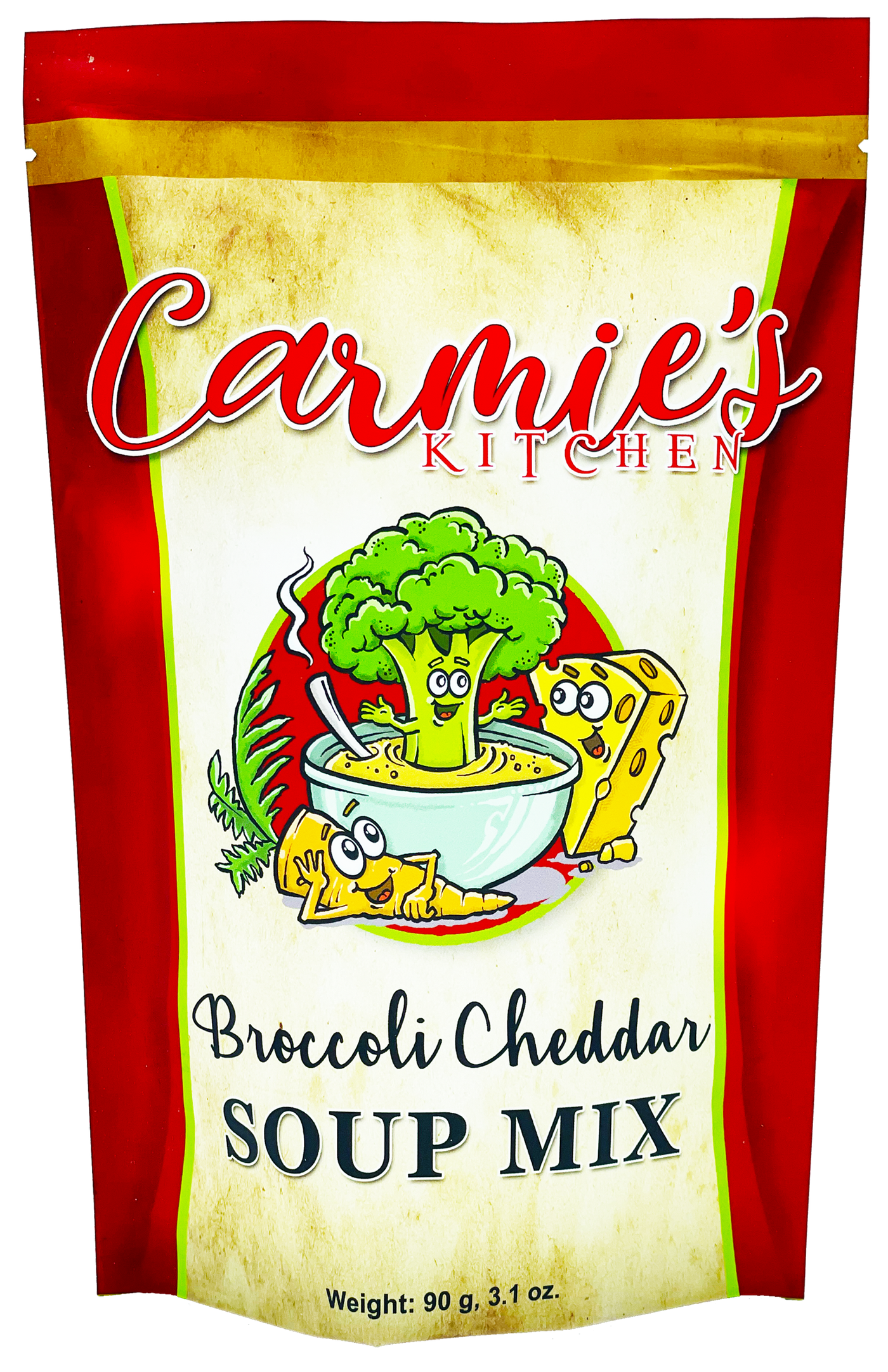 Broccoli Cheddar Soup Mix-Carmie's Kitchen-Market Street Nest, Fashionable Clothing, Shoes and Home Décor Located in Mabank, TX