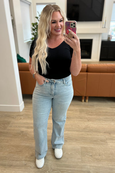 Brooke High Rise Control Top Vintage Wash Straight Jeans-Denim-Ave Shops-Market Street Nest, Fashionable Clothing, Shoes and Home Décor Located in Mabank, TX