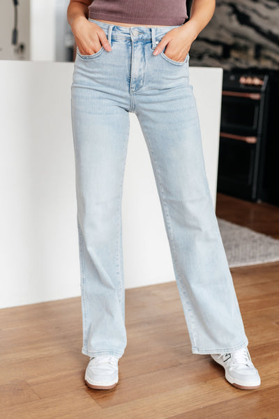 Brooke High Rise Control Top Vintage Wash Straight Jeans-Denim-Ave Shops-Market Street Nest, Fashionable Clothing, Shoes and Home Décor Located in Mabank, TX