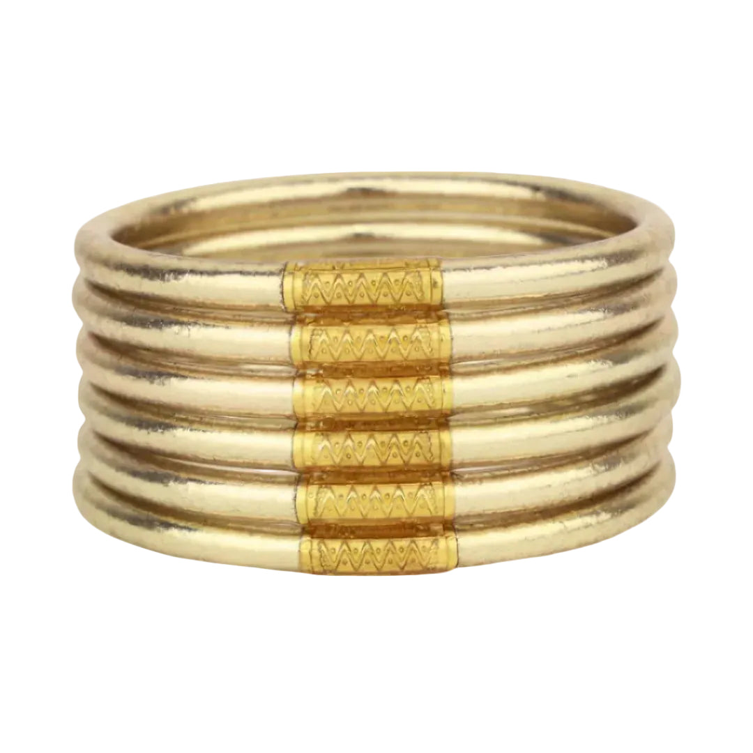 BuDhaGirl Etoile All Weather Bangles (set of 6)-Jewelry-Budhagirl-Market Street Nest, Fashionable Clothing, Shoes and Home Décor Located in Mabank, TX