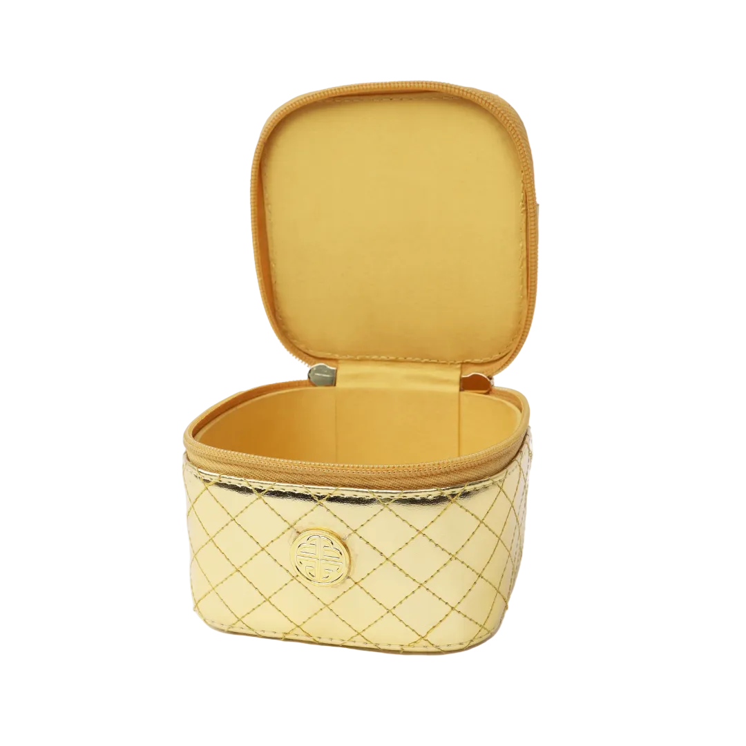 BuDhaGirl Tiny Coffret in Gold-Jewelry-Budhagirl-Market Street Nest, Fashionable Clothing, Shoes and Home Décor Located in Mabank, TX