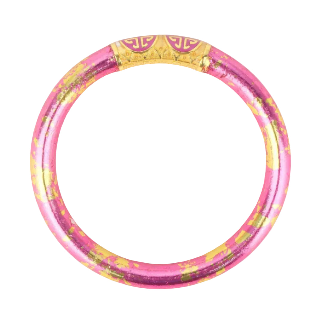 Budhagirl KOI Rose Tzubbie All Weather Bangle® (AWB®)-Bracelets-brighton-Market Street Nest, Fashionable Clothing, Shoes and Home Décor Located in Mabank, TX