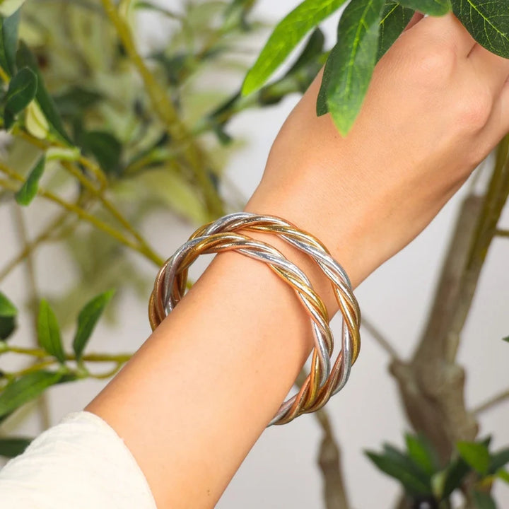 Budhagirl Trilogy All Weather Bangle-01-Jewelry-Budhagirl-Market Street Nest, Fashionable Clothing, Shoes and Home Décor Located in Mabank, TX