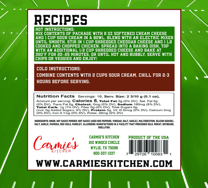 Buffalo Blitz Dip Mix - Game Day Collection-Carmie&