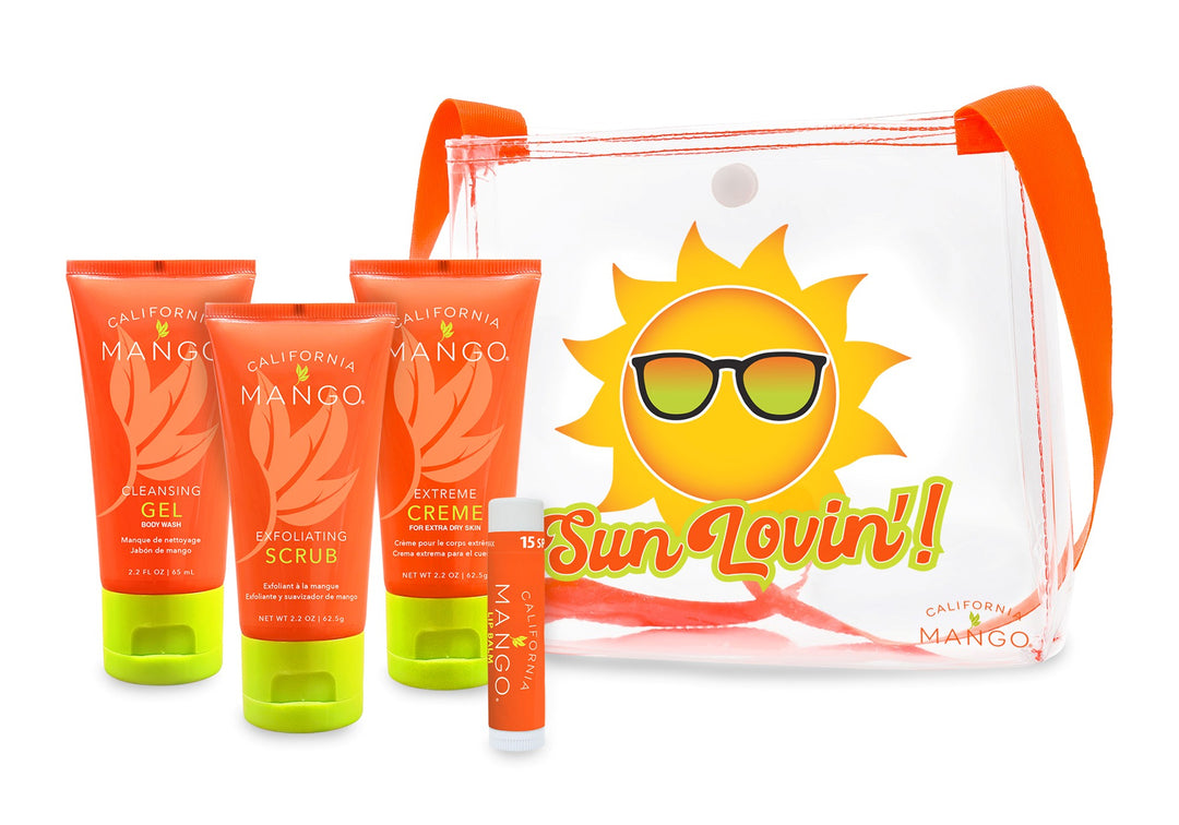 California Mango Mango On the Go 5 Piece Body Care Kit-05-Bath, Beauty & Wellness-California Mango-Market Street Nest, Fashionable Clothing, Shoes and Home Décor Located in Mabank, TX