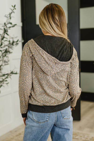 Call of the Wild Contrast Trim Zip Up-Womens-Ave Shops-Market Street Nest, Fashionable Clothing, Shoes and Home Décor Located in Mabank, TX