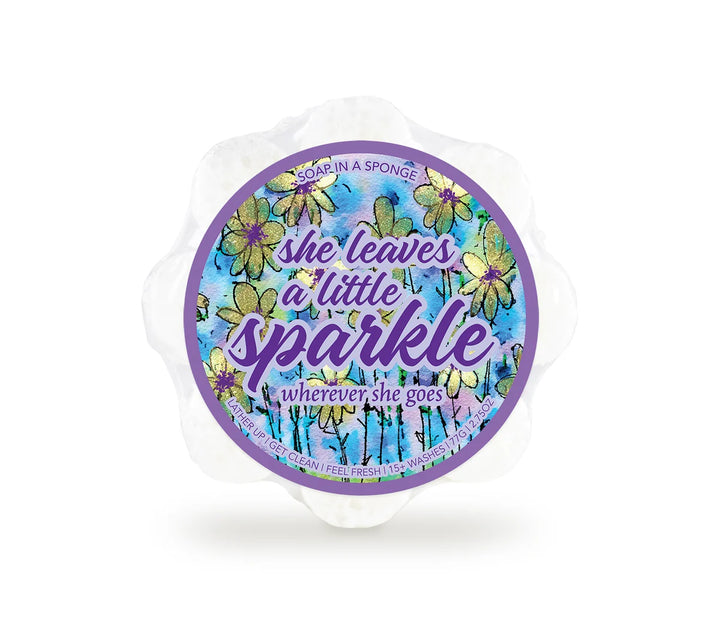 Caren Wildflower Collection Soap In A Sponge (2.75oz)