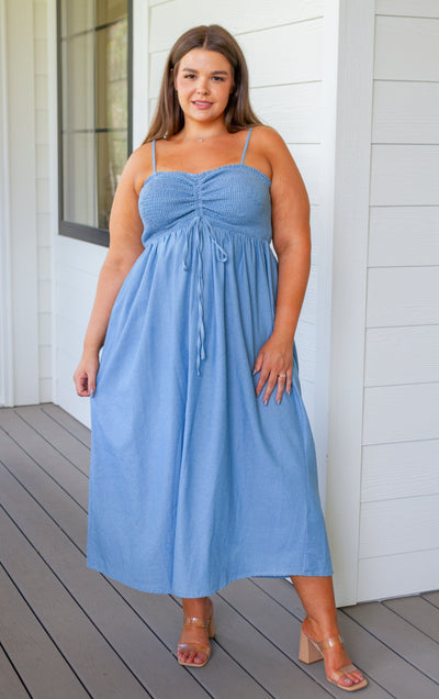 Carolina in My Mind Maxi Dress-Dresses-Ave Shops-Market Street Nest, Fashionable Clothing, Shoes and Home Décor Located in Mabank, TX