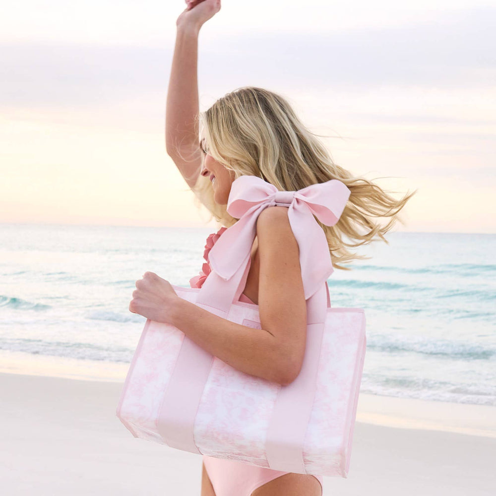 Case-Mate Afternoon Rosé Bow Jelly Tote Bag-Case-Mate-Market Street Nest, Fashionable Clothing, Shoes and Home Décor Located in Mabank, TX