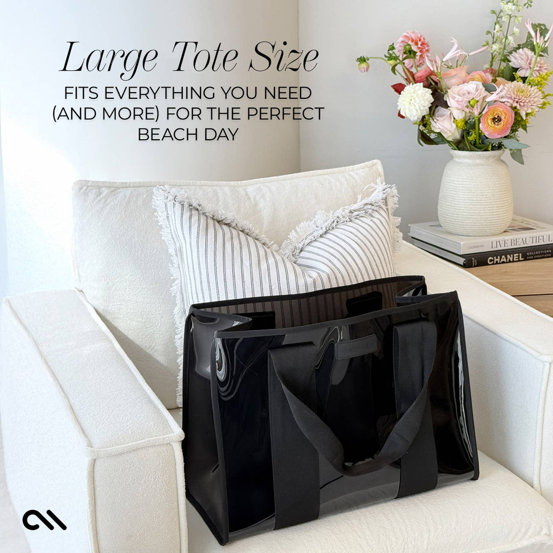 Case-Mate Midnight Black Jelly Tote Bag-Case-Mate-Market Street Nest, Fashionable Clothing, Shoes and Home Décor Located in Mabank, TX