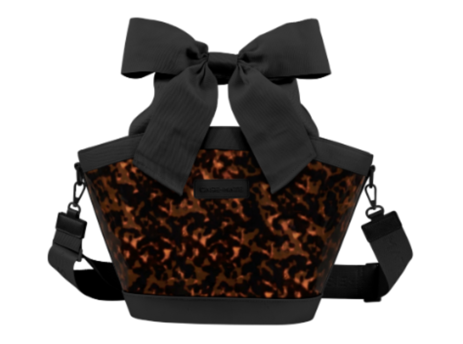 Case-Mate Mini Jelly Cooler Tote 7L Tortoiseshell Bow-07-Handbags-Case-Mate-Market Street Nest, Fashionable Clothing, Shoes and Home Décor Located in Mabank, TX