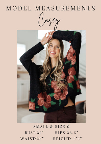 Flutter of Florals V-Neck Crop and Skirt Set-Sets-Ave Shops-Market Street Nest, Fashionable Clothing, Shoes and Home Décor Located in Mabank, TX