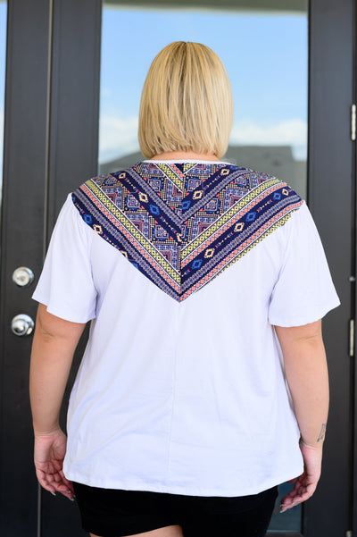 Casually Boho Keyhole Neckline Top-Tops-Ave Shops-Market Street Nest, Fashionable Clothing, Shoes and Home Décor Located in Mabank, TX